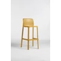 Kép 2/5 - NET STOOL - Monobloc kültéri bárszék (antracit szürke)